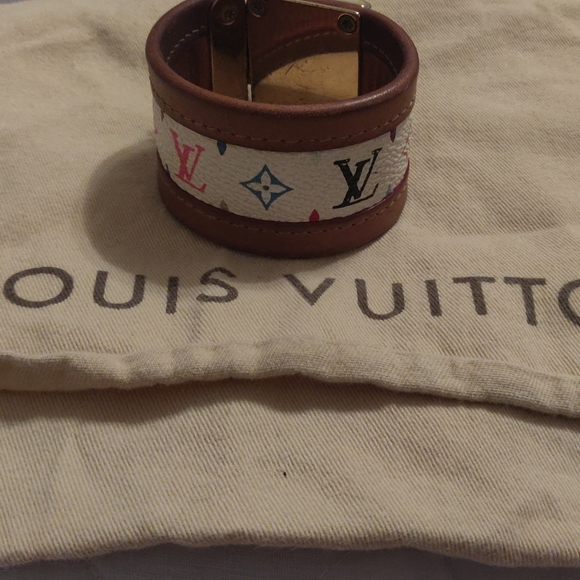 Louis Vuitton white multicolor  monogram bracelet - Picture 7 of 7